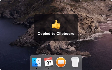 picture describing that text sniper app is in menu bar